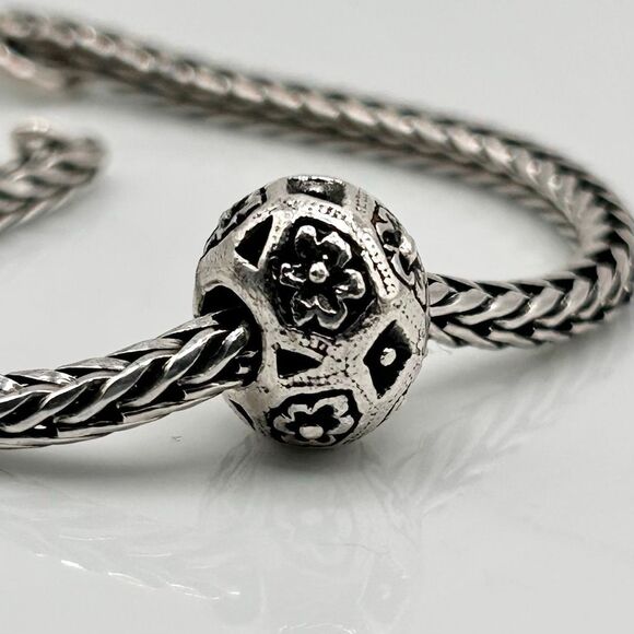 TROLLBEADS Retired Zanzibar Silver Bead 925S LAA Preloved, Excellent - Picture 3 of 5